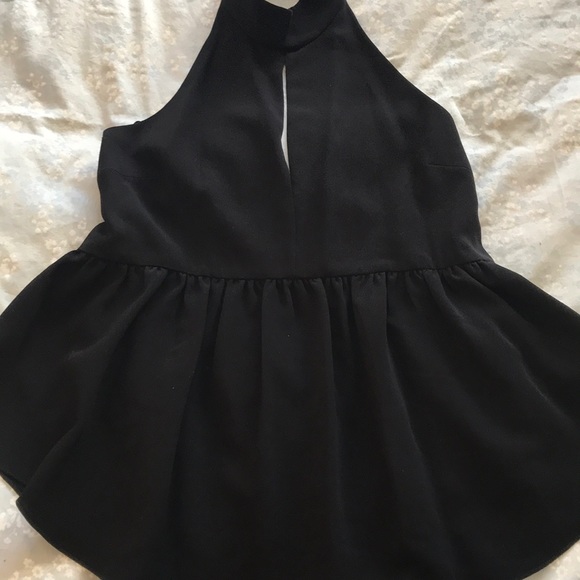 NWT Elizabeth and James Peplum backless Halter M - Picture 5 of 8